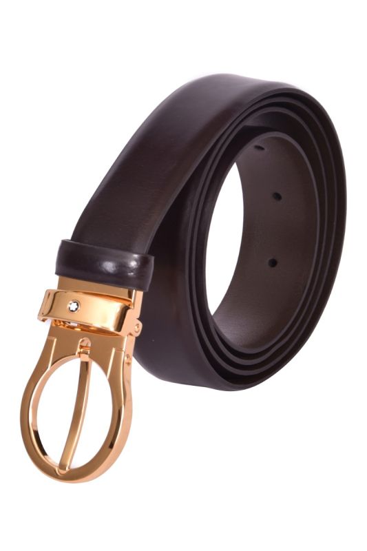 Mont Blanc Men’s Leather Belt