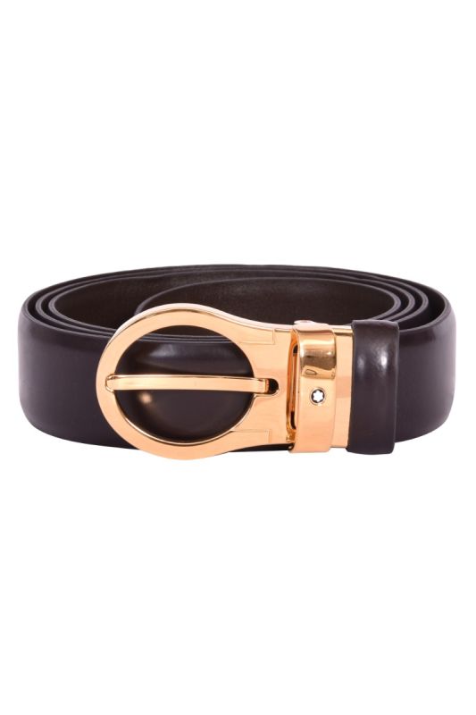Mont Blanc Men’s Leather Belt