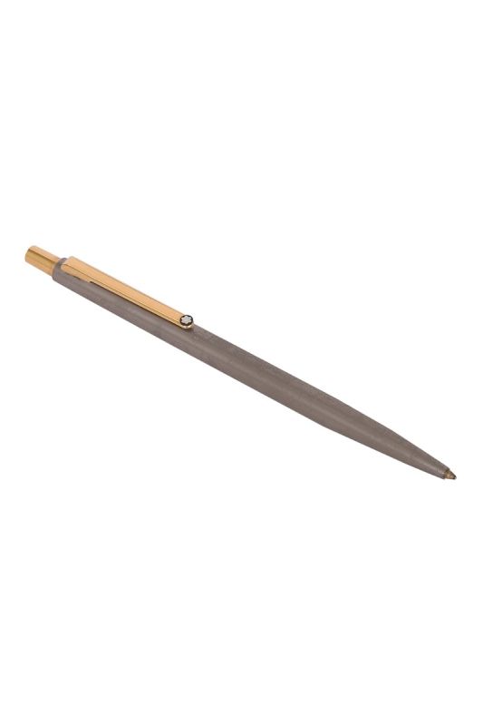 Mont Blanc Moblesse Ballpoint Stainless Steel Gold Plated Pen