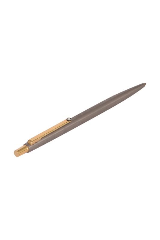 Mont Blanc Moblesse Ballpoint Stainless Steel Gold Plated Pen