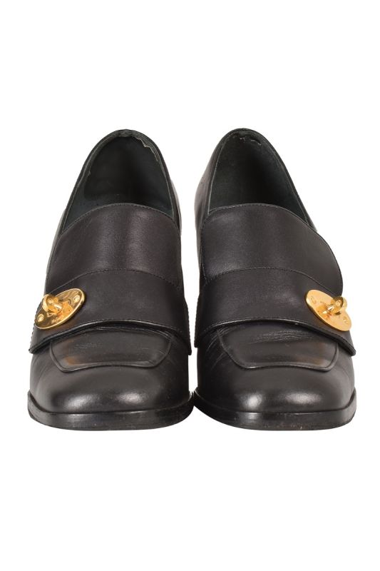 MULBERRY  BLACK  BLOCK HEELS