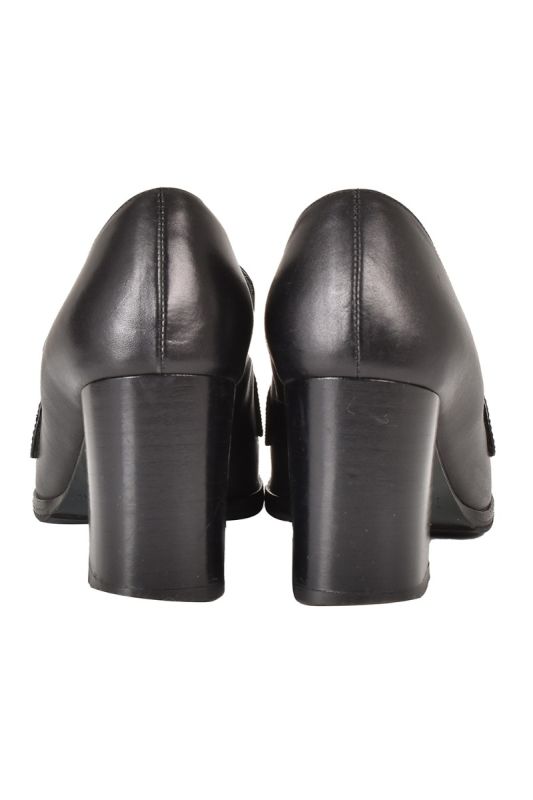 MULBERRY  BLACK  BLOCK HEELS
