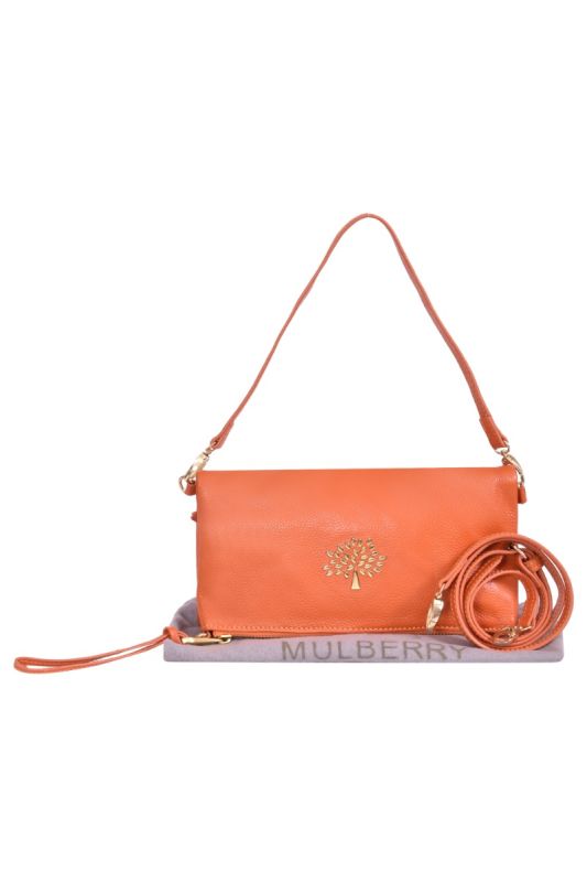 Mulberry Daria Leather Fold Over Crossbody bag