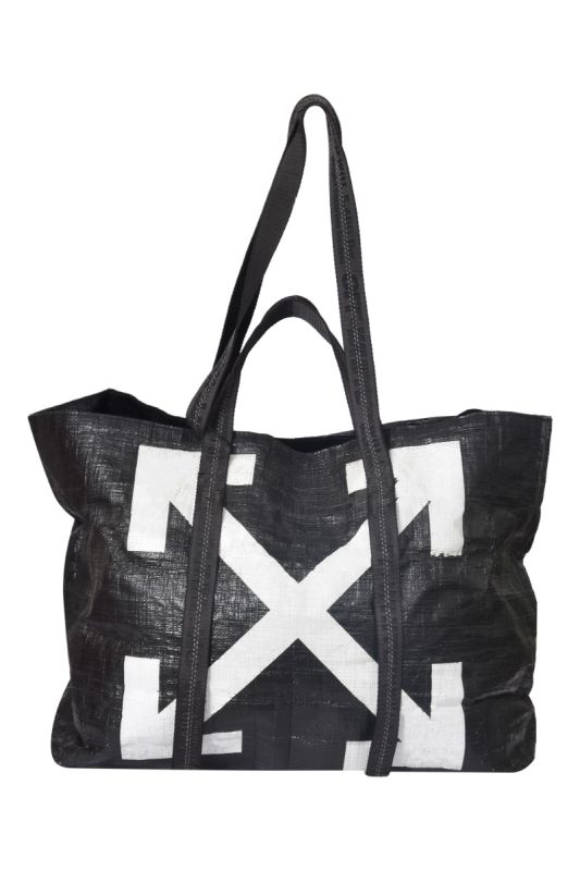 Off White Arrow Black Tote Bag