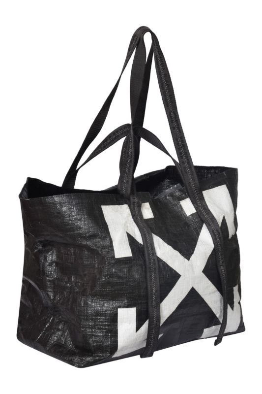 Off White Arrow Black Tote Bag