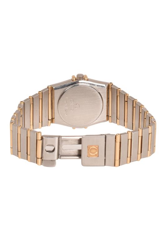 OMEGA CONSTELLATION GOLD BEZEL WATCH