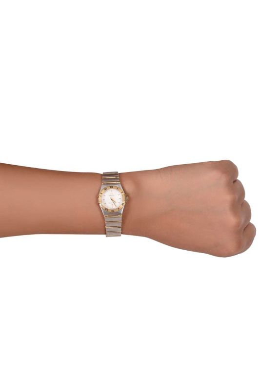OMEGA CONSTELLATION QUARTZ GOLD & SILVER LADIES WATCH