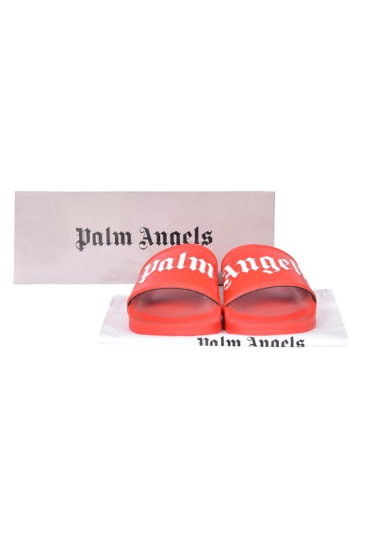 Palm Angels Red Sliders EU 42