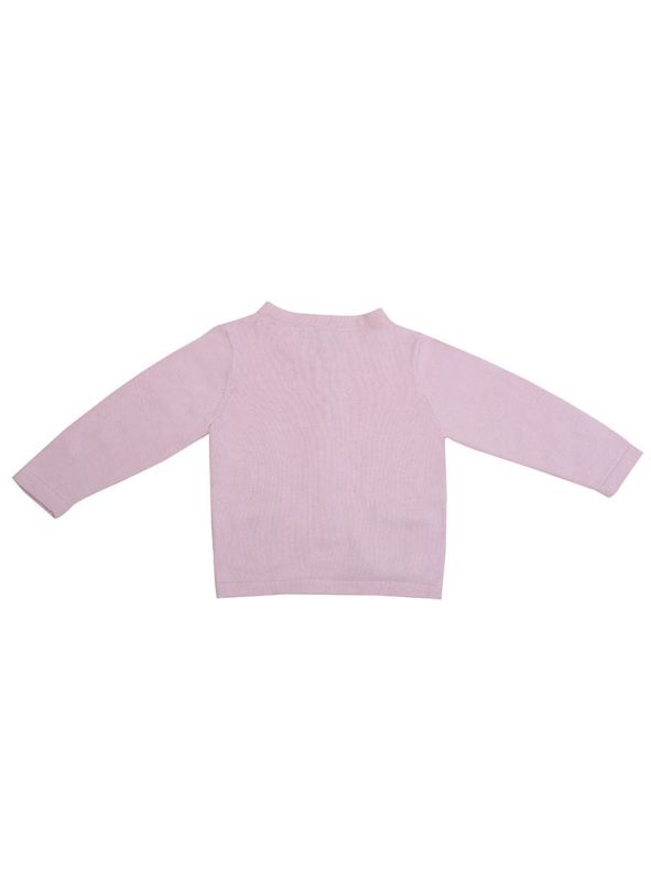 PAUL SMITH JUNIOR PASTEL PINK CARDIGAN