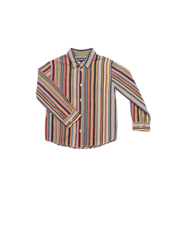 PAUL SMITH MULTI STRIPED SIGNATURE SHIRT