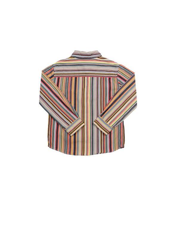 PAUL SMITH MULTI STRIPED SIGNATURE SHIRT