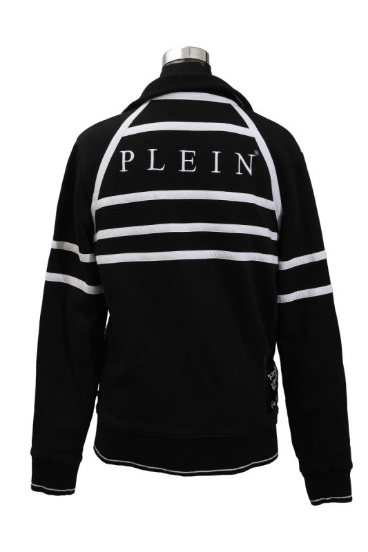 Philipp Plein Size M Black & White Zipper