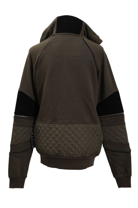 Philipp Plein Size S Olive Green Zipper Jacket
