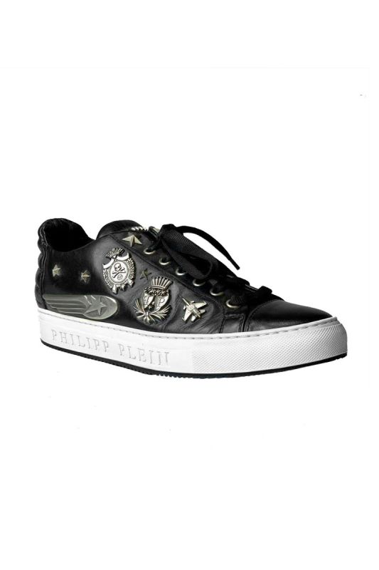 PHILIPP PLEIN UNISEX STUDDED SNEAKERS