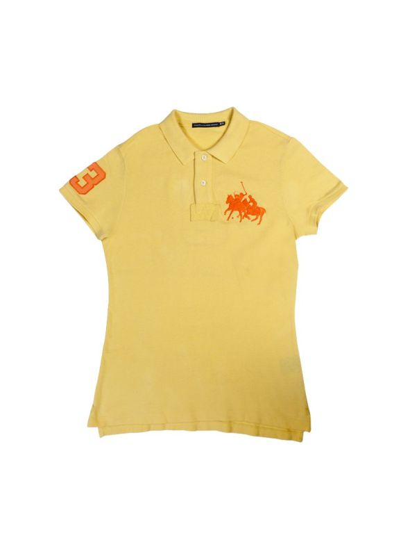 POLO RALPH LAUREN YELLOW POLO T- SHIRT