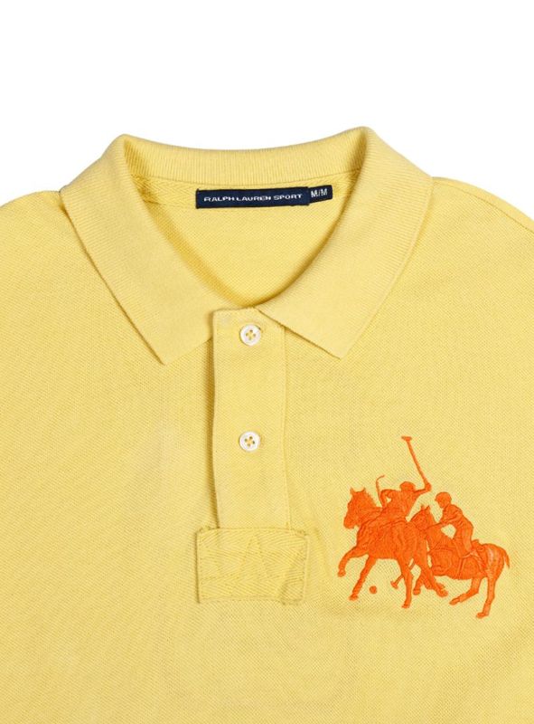 POLO RALPH LAUREN YELLOW POLO T- SHIRT