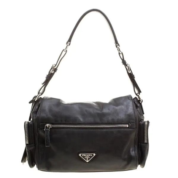PRADA ANTIC EASY PUSHLOCK SHOULDER BAG
