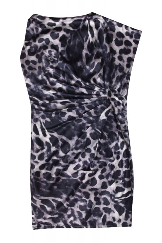 Prada Black Animal Printed Dress