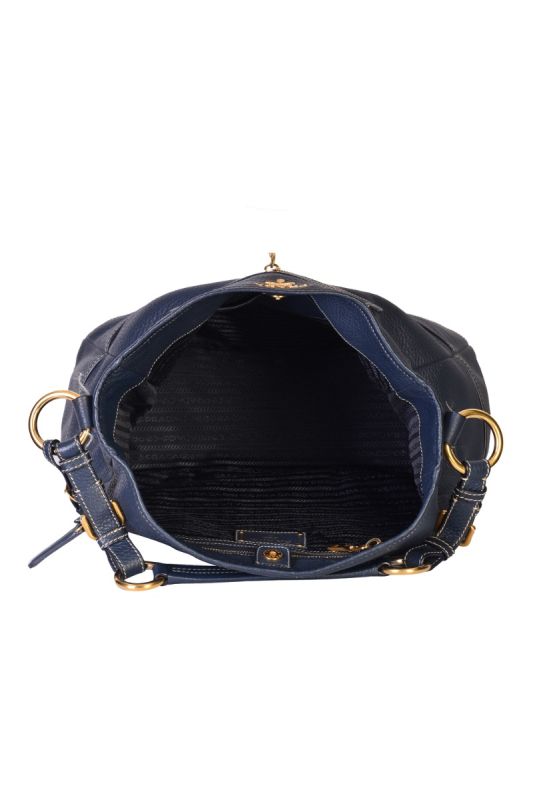 PRADA BLUE HOBO BAG