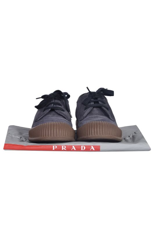 Prada Blue Low Trainers