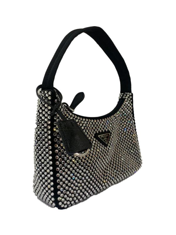Prada crystal re-edition 2000 Shoulder Bag