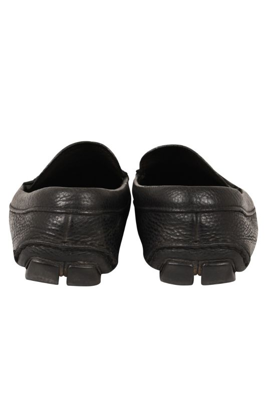 PRADA DAINO LEATHER LOAFERS