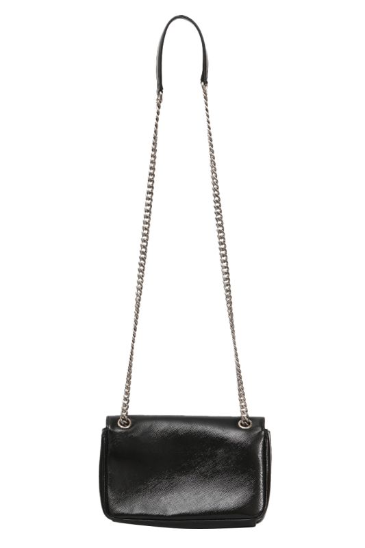 Prada DiagrammePatent Leather Handbag