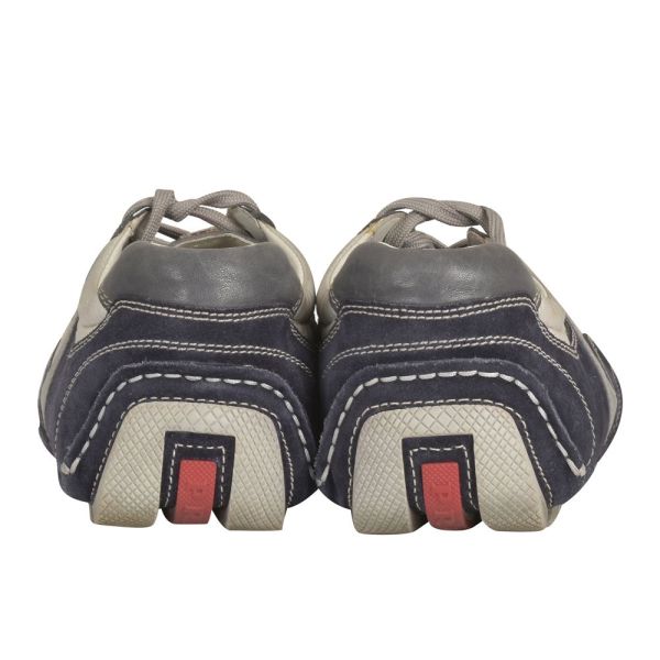 PRADA LEATHER LOW TRAINERS