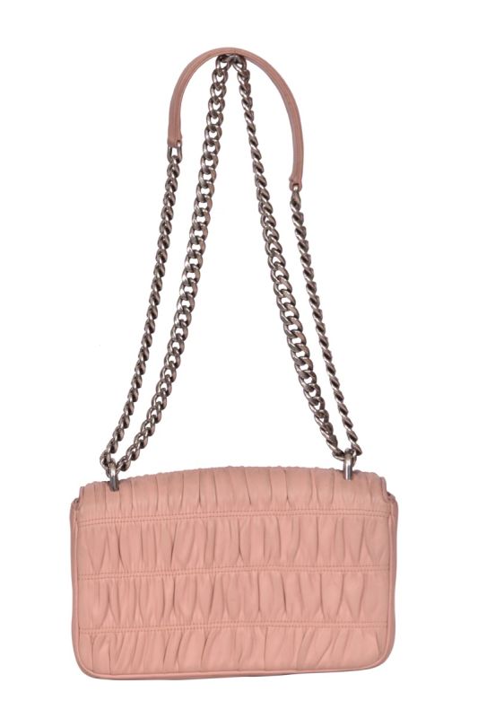 Prada  NapaGaufre Chain Shoulder Bag