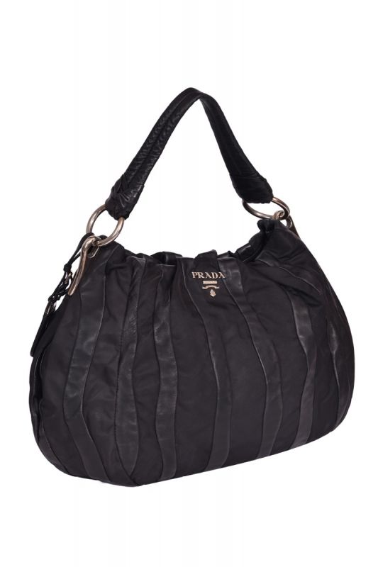 Prada NappaTessuto Nylon MordoreStripes Bag