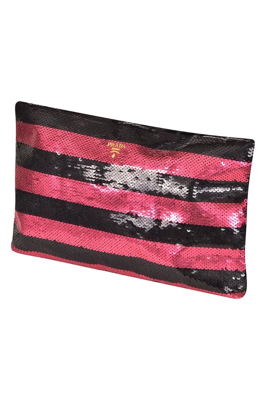 Prada Ombre Sequins Clutch