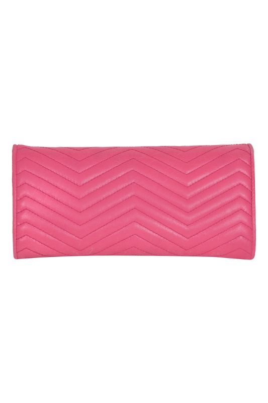 Prada Pink Leather Logo Wallet