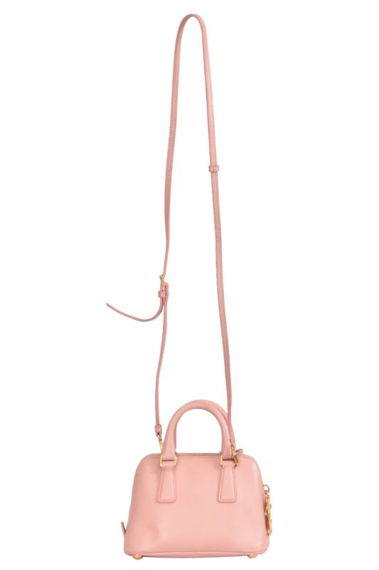 Prada Pink Saffiano Mini Handbag