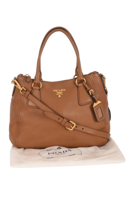 PRADA SACCA VITELLO DAINO TOTE BAG