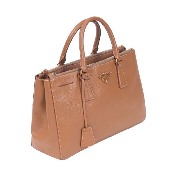 PRADA SAFFIANO DOUBLE ZIP TOTE BAG RT55-10