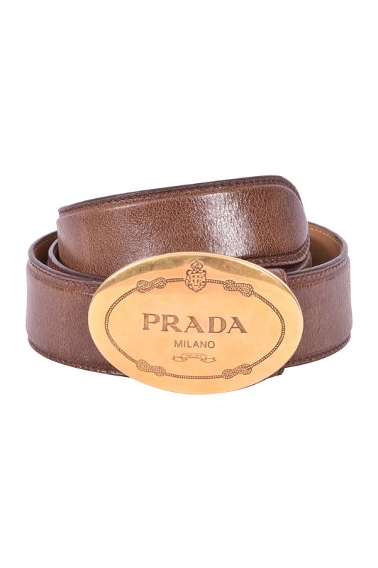 Prada Saffiano Leather Belt