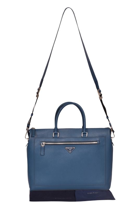 Prada Saffiano Leather Briefcase Bag