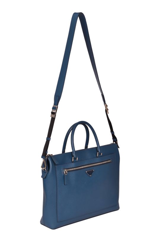 Prada Saffiano Leather Briefcase Bag