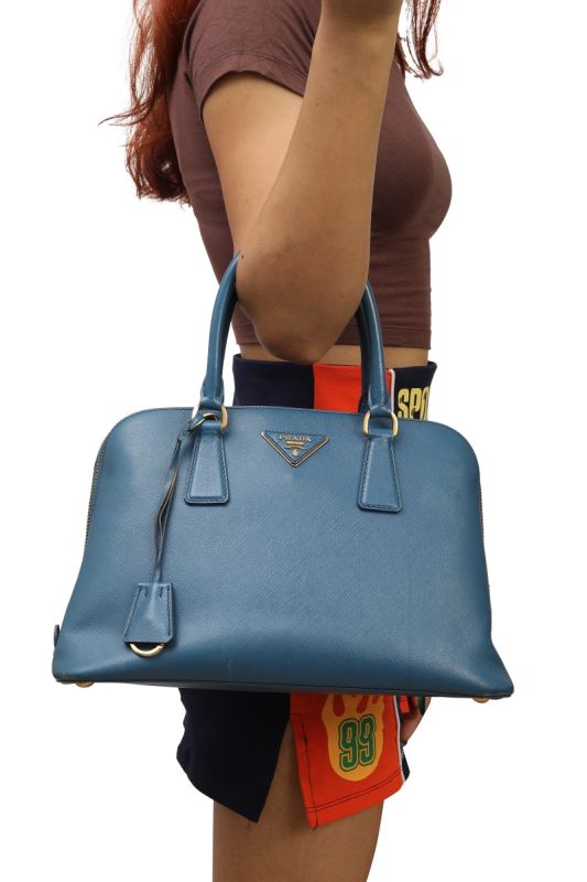 Prada Saffiano Leather Promenade Bag