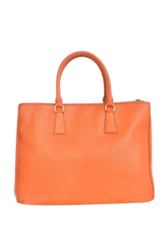 Prada Saffiano Lux Medium Double Zip Tote Bag