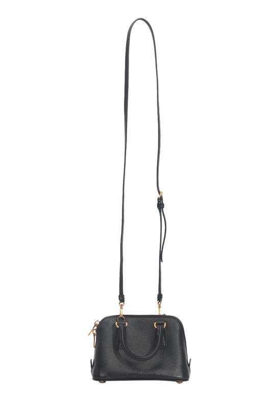 Prada Saffiano Mini Promenade Black Bag