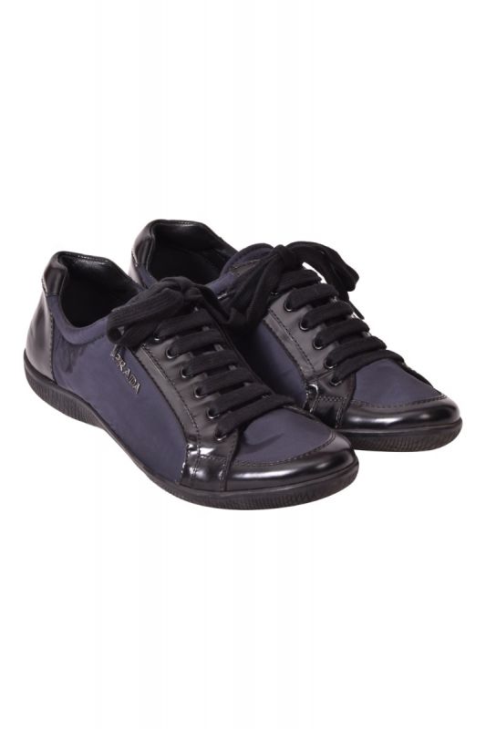 Prada Suede and Nylon Sneakers