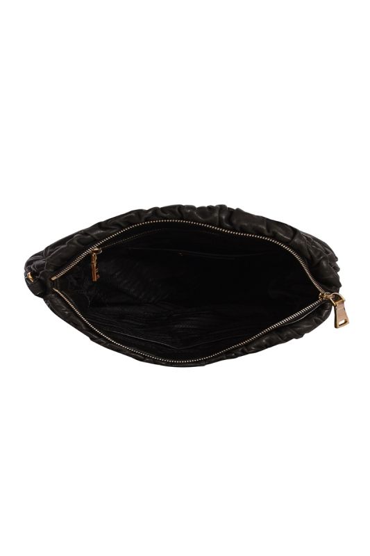Prada Tessuto Nylon Nappa Gaufre Shopping Satchel