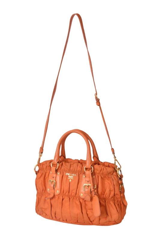 Prada Tessuto Gaufre Nylon Shoulder Bag
