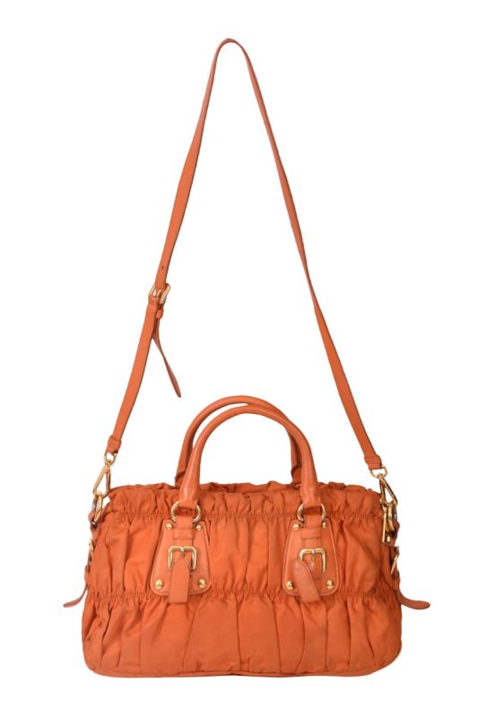 Prada Tessuto Gaufre Nylon Shoulder Bag
