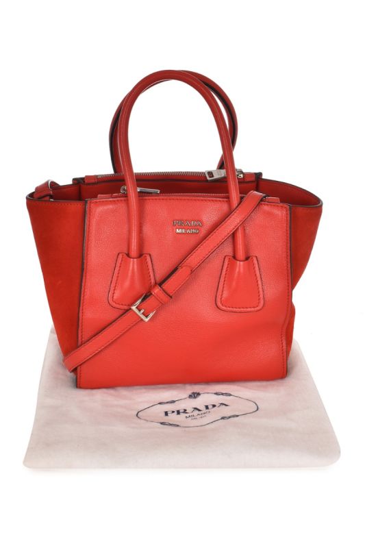 PRADA TWIN POCKET GLACE BAG 