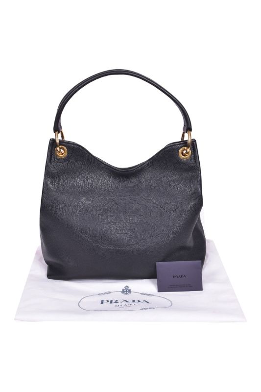 Prada Vitello Daino Hobo Bag