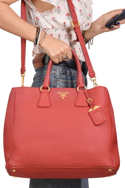 Prada Vitello Daino Tote Bag