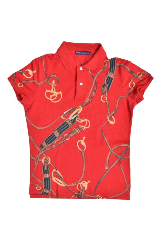 Ralph Lauren Baroque Rope Design Pony T-shirt
