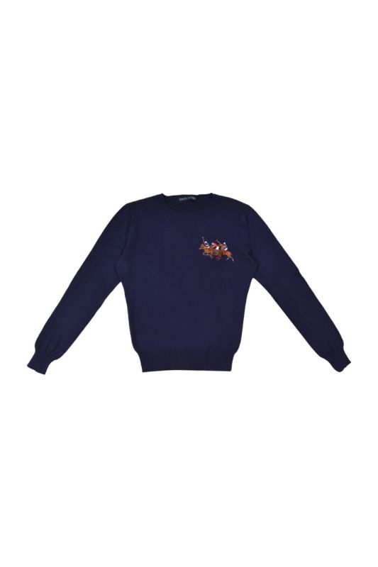 Ralph Lauren Blue Logo Sweater